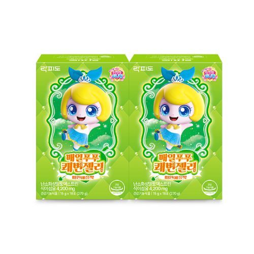 락피도 캐치티니핑 시즌6 매일푸푸 쾌변젤리 (15 g×18포)X2 /36일분