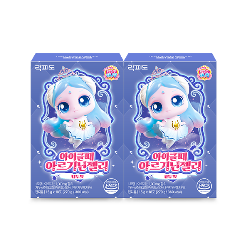 락피도 캐치티니핑 시즌6 아이클때 아르기닌젤리 (15 g×18포)X2 /36일분 