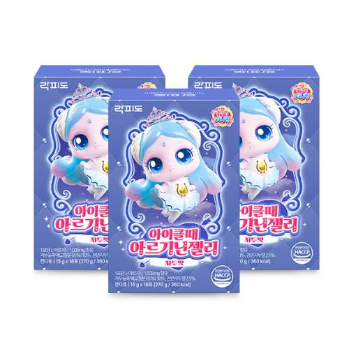 락피도 캐치티니핑 시즌6 아이클때 아르기닌젤리 (15 g×18포)X3 /54일분