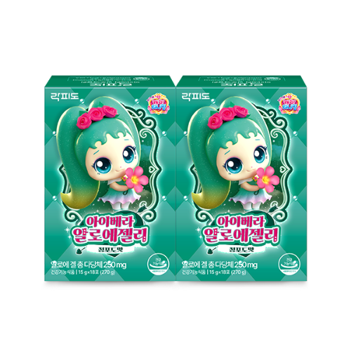 락피도 캐치티니핑 시즌6 아이베라 알로에젤리 (15 g×18포)X2 /36일분 