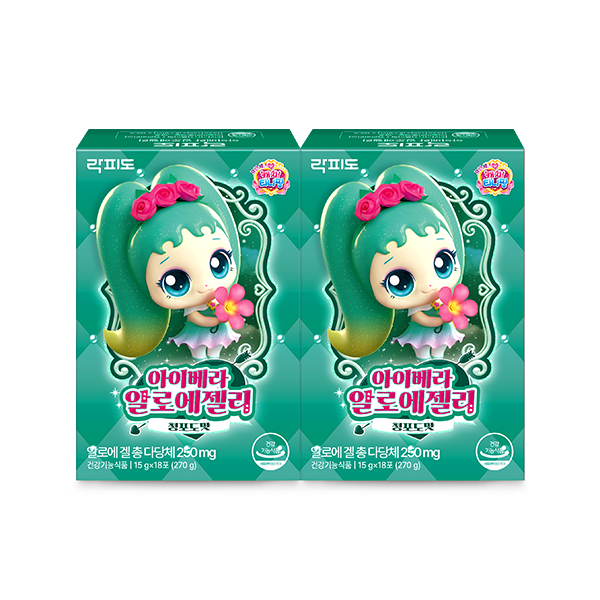 [6월 이벤트] 락피도 캐치티니핑 시즌6 아이베라 알로에젤리 (15 g×18포)X2 /36일분 + 시즌5 철분젤리 1개 증정 + 포토리뷰 적립금 2,000원 적립(ID당 1회)_2