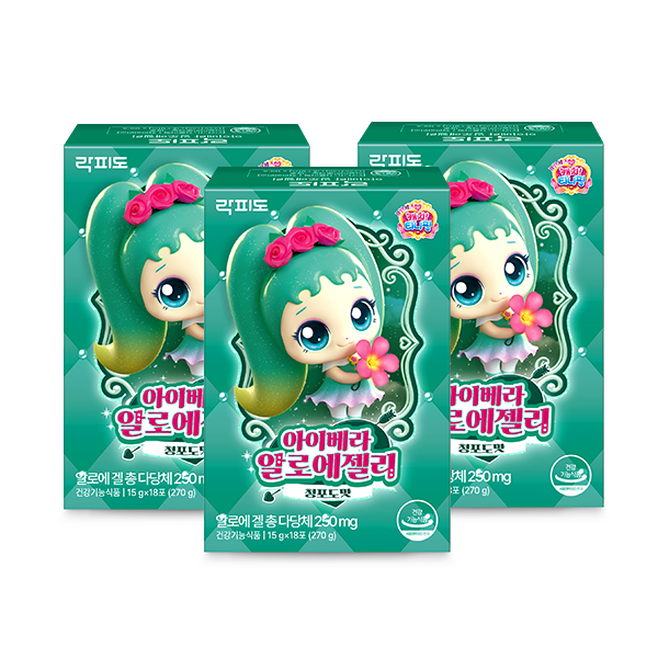 락피도 캐치티니핑 시즌6 아이베라 알로에젤리 (15 g×18포)X3 /54일분_1