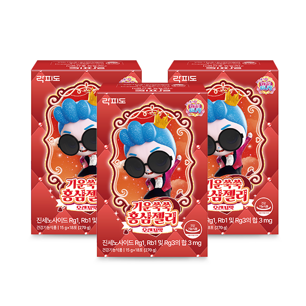 락피도 캐치티니핑 시즌6 기운쑥쑥 홍삼젤리 (15 g×18포)X3 /54일분 + 적립금 3,000원 증정_2