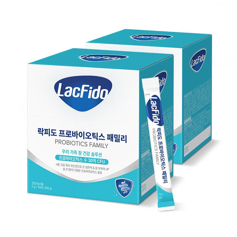 [출시 이벤트] 락피도 프로바이오틱스 패밀리 (2 gx100포)X2 /200일분 + 락피도 프로폴리스 스프레이 1개 증정 + 포토리뷰적립금 8,000원 적립(5월4주차/ID당1회)_2