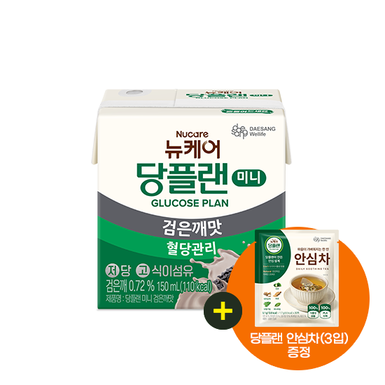 [당플랜 특별대전] 당플랜 미니 검은깨맛 150ml (24팩) + 당플랜 안심차 (3티백) 증정_2