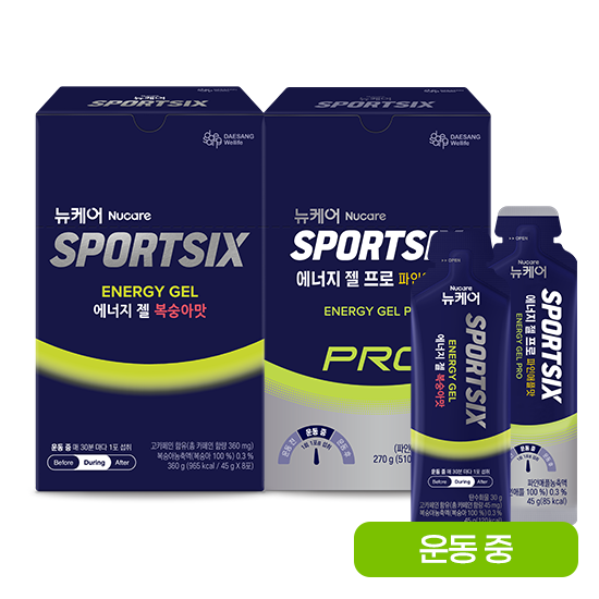 뉴케어 스포식스 에너지젤 복숭아맛 1박스 + 에너지젤 프로 파인애플맛 1박스 + 적립금 1,000원 증정_2