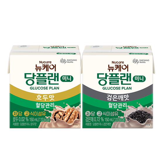[뉴케어 이벤트] 당플랜 미니 호두맛 150ml (24팩) + 미니 검은깨맛 150ml (24팩) + 적립금 3,000원 증정