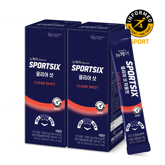 [4월 스포식스 특가] 뉴케어 스포식스 클리어 샷 (20ml×10포)X2_2