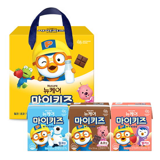[핫딜특가] 뉴케어 마이키즈 3종 (밀크맛/초코맛/딸기맛) 150ml (15팩)  _2