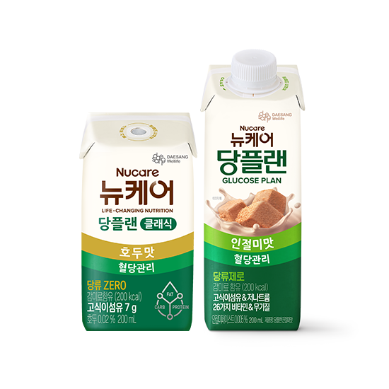 당플랜 호두맛 클래식 (빨대형) 200ml (24팩) + 당플랜 인절미맛 200ml (24팩) _1