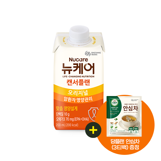 뉴케어 캔서플랜 200ml (24팩) + 당플랜 안심차 (3티백) 증정