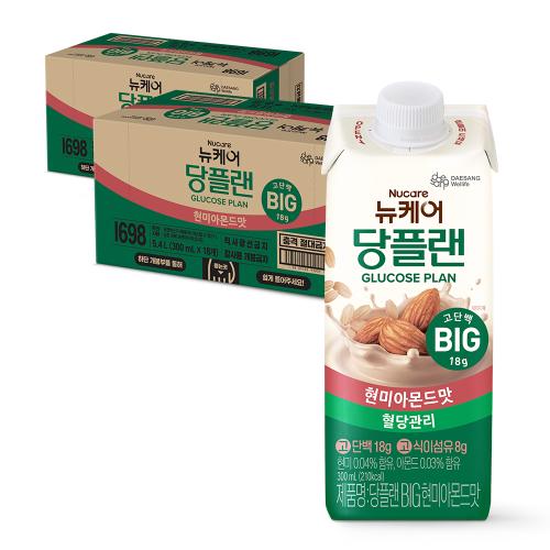 당플랜 BIG 현미아몬드맛 300ml (36팩)