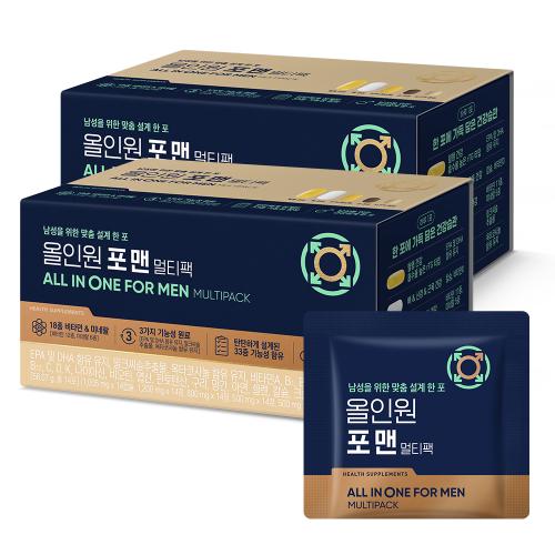 올인원 포 맨 멀티팩 (14포)X2 /28일분 