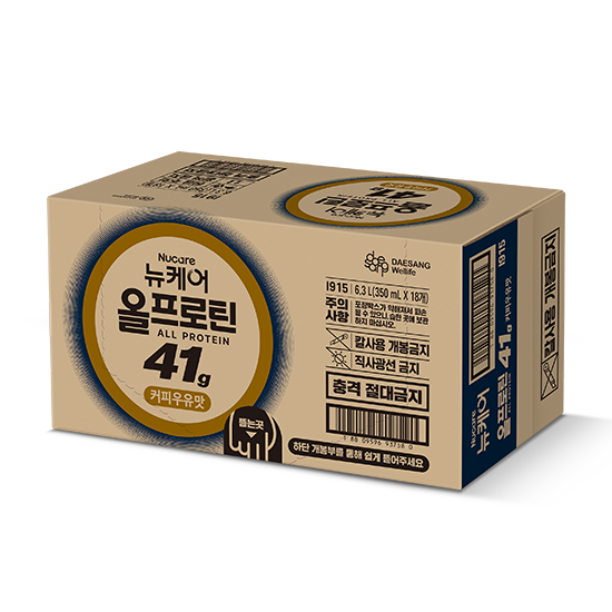 뉴케어 올프로틴 41g 350ml 커피우유맛 (18팩) _4