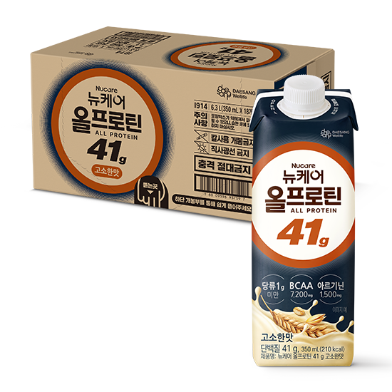 [출시 이벤트] 뉴케어 올프로틴 41g 350ml 고소한맛 (18팩) + 적립금 3,000원 증정 + 포토리뷰 작성시 적립금 2,000원 적립 (6월 4주차/ID당1회) _2