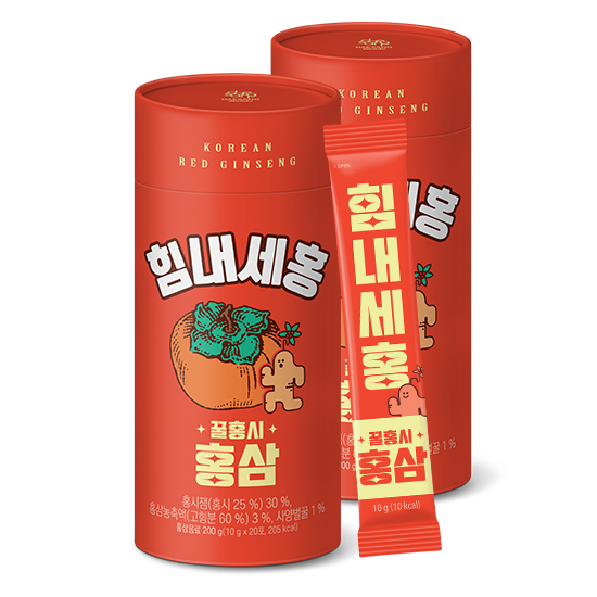 [브랜드위크] 꿀홍시홍삼 (10 g×20포)X2 + 적립금 1,000원 증정 + 꿀자몽홍삼 (3입) 3개 증정 _3