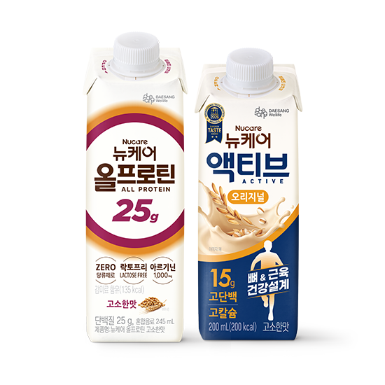 뉴케어 올프로틴 고소한맛 245ml (24팩) + 액티브 오리지널 200ml (24팩)_1