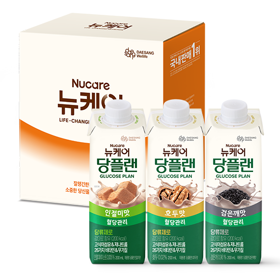 [당플랜 특별대전] 3일팩: 당플랜 3종 체험팩 (호두맛/인절미맛/검은깨맛) 200ml (3팩) + 적립금 2,000원 증정_2