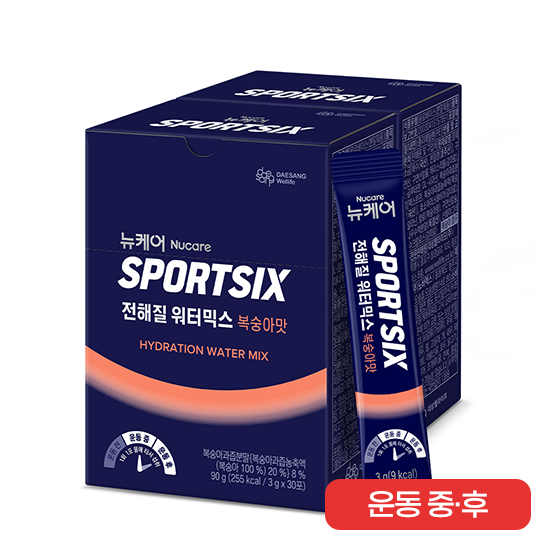 [7월 이벤트] 뉴케어 스포식스 전해질 워터믹스 복숭아맛 2박스 (60포) + 적립금 2,000원 + 포토리뷰 적립금 3,000원 (8월4주/ID당1회) + 아르포텐 코어핏 6캔 증정_2