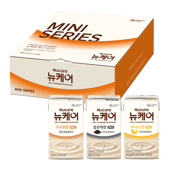 뉴케어 미니시리즈 (구수한맛/검은깨맛/바나나맛) 150ml (24팩) /소비기한 26.11.11_2