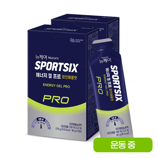 [반짝특가] 뉴케어 스포식스 에너지 젤 프로 파인애플맛 2박스 (총 12포) + 적립금 2,000원 증정_2
