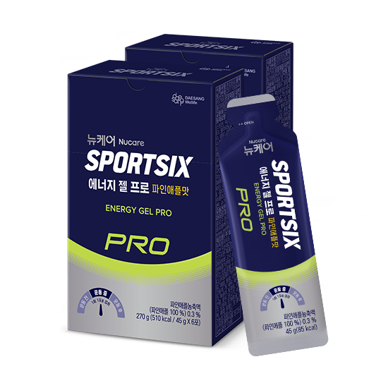 [반짝특가] 뉴케어 스포식스 에너지 젤 프로 파인애플맛 2박스 (총 12포) + 적립금 2,000원 증정_3