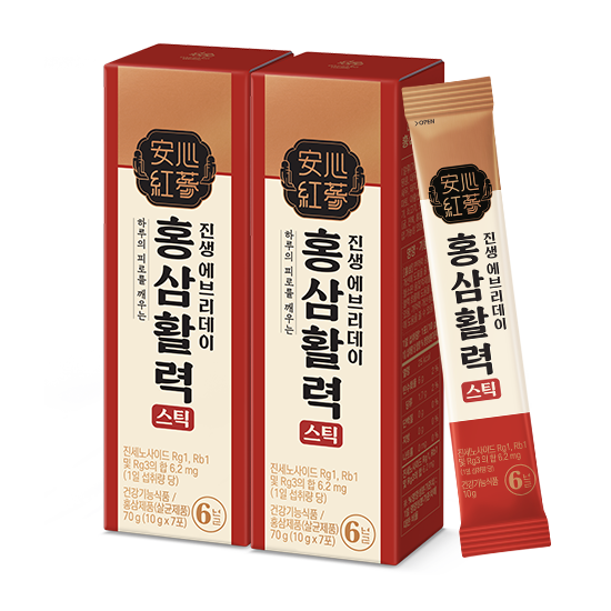 진생에브리데이 홍삼활력스틱 2박스 (14일분) + 적립금 1,000원 증정 + 티니핑 아르기닌 스틱 젤리 1개 증정_3