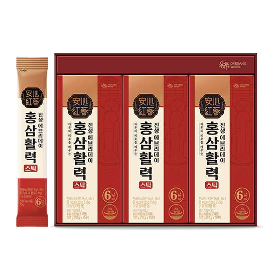 진생에브리데이 홍삼활력스틱 3박스 (90일분) + 적립금 3,000원 증정 + 티니핑 아르기닌 스틱 젤리 1개 증정_4