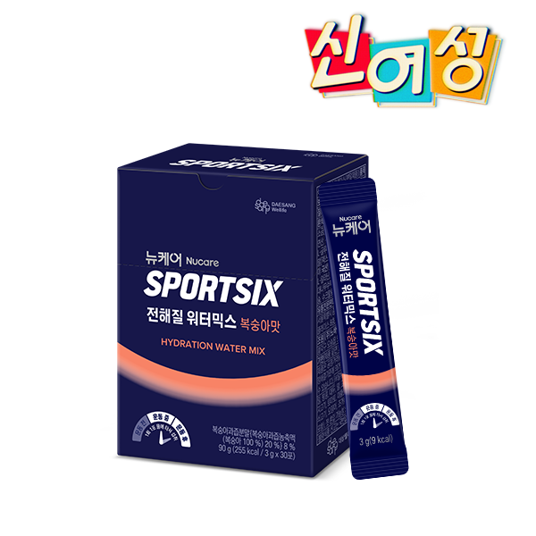 [신여성 특가] 뉴케어 스포식스 전해질 워터믹스 복숭아맛 1박스 (30포)
