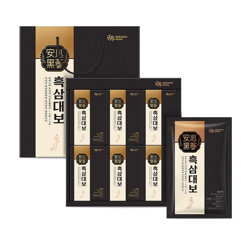 [추석선물대첩 행운뽑기 쿠폰 전용] 흑삼 대보 1박스(24포)